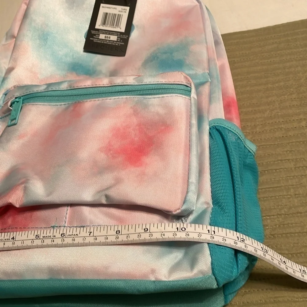 NWT Skechers Turquoise Tie Dye Adventure Backpack School Bag MSRP $65
